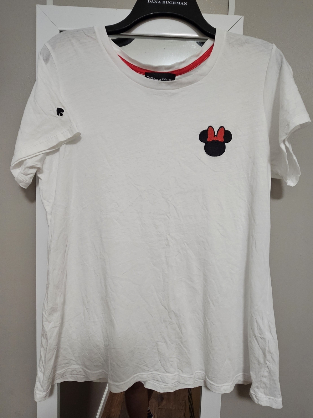 White Minnie Mouse Short Sleeve Tee by Disney